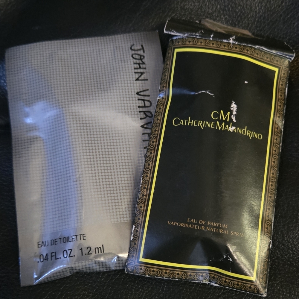 John Varvatos & Catherine Malandrino Samples .4&.5floz NEW - Picture 2 of 5